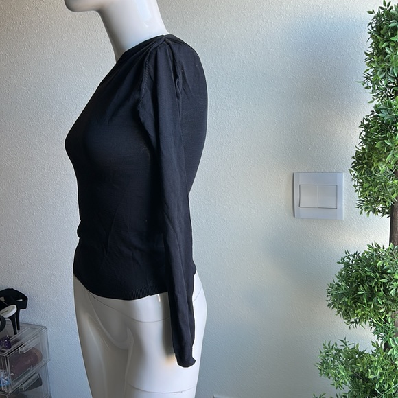 NWT ZARA KNIT TOP SHIRT BLOUSE SIZE S - Picture 4 of 6